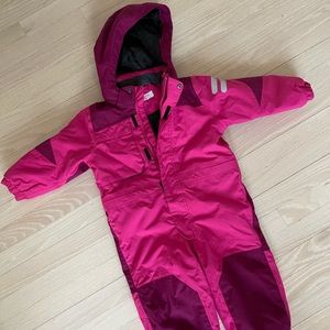 H&M Pink snow suit 1.5-2 Years